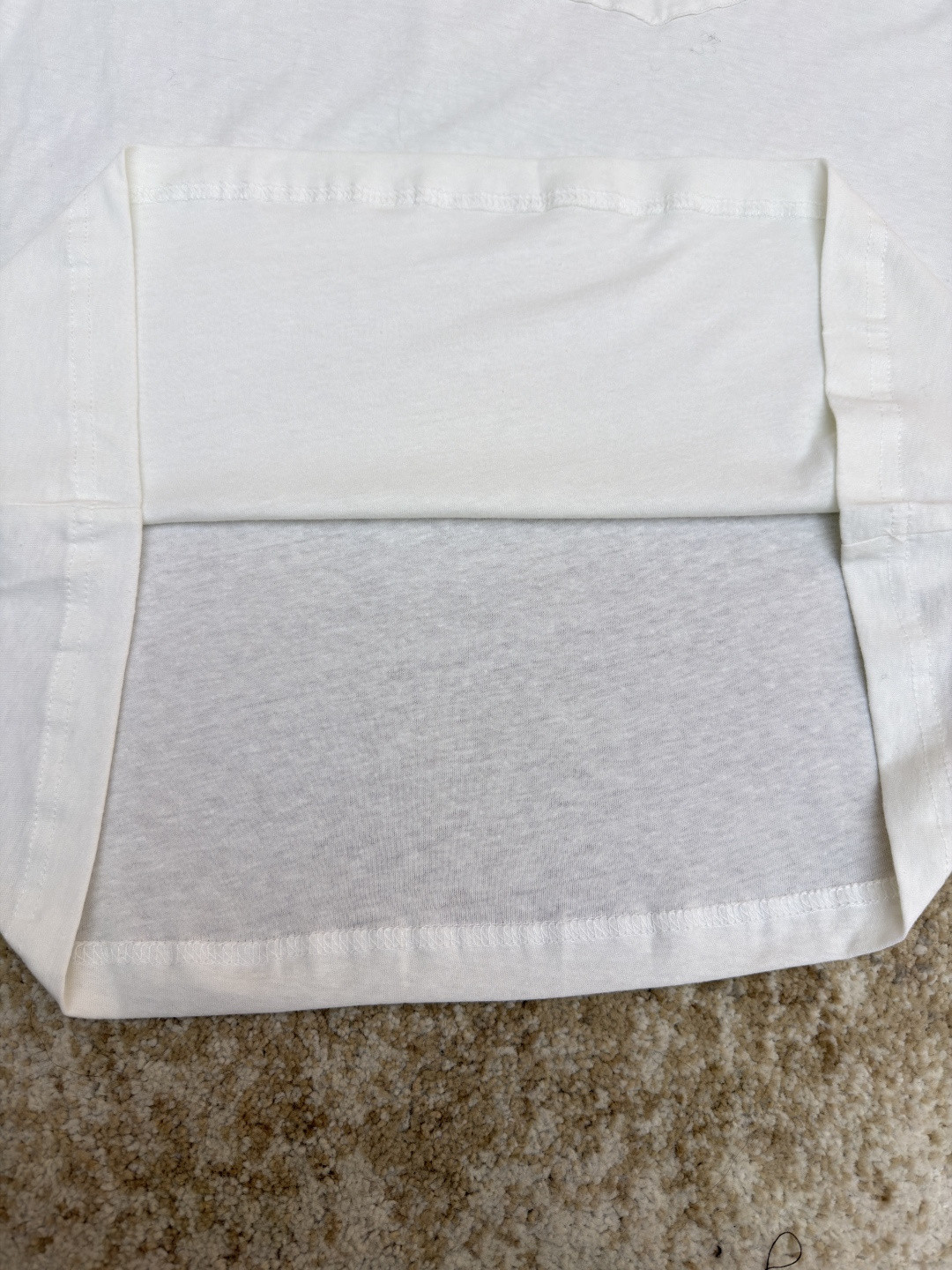 Acne Studios徽标口袋圆领T恤 打底衫 长袖 白色 黑色 A5 CL0439-AEG