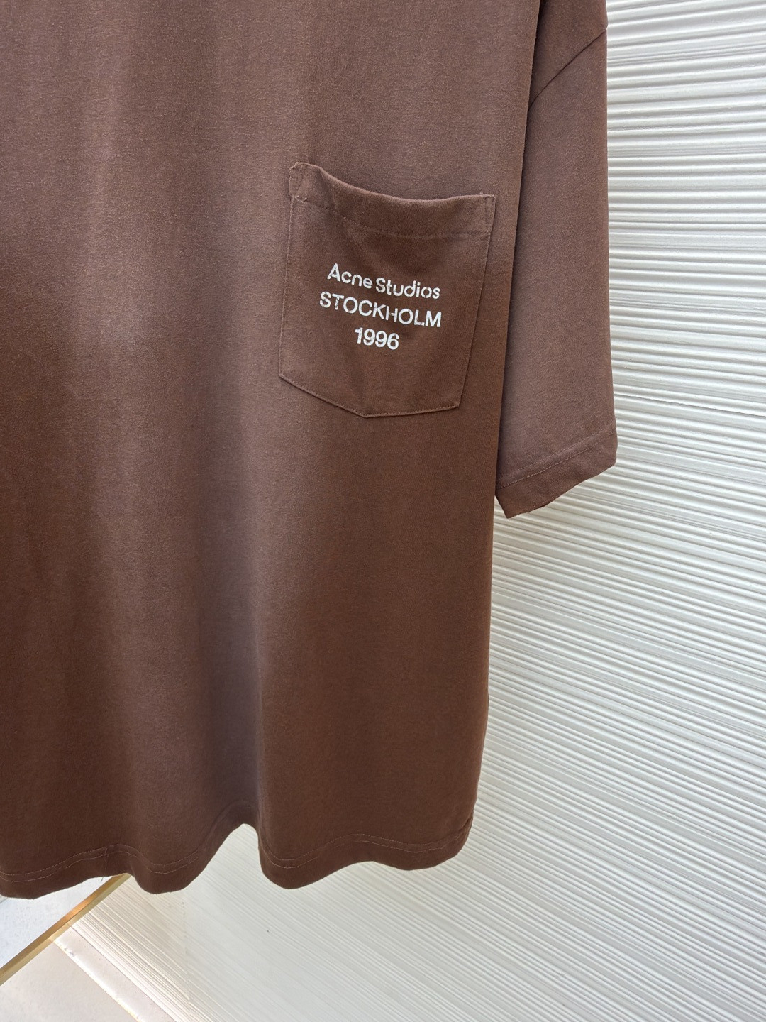Acne Studios 徽标口袋圆领T恤 短袖 白色 黑色 棕色 A0 CL0414-900