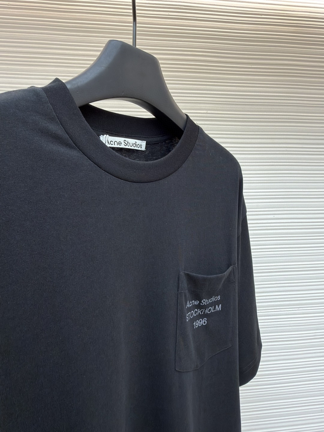 Acne Studios 徽标口袋圆领T恤 短袖 白色 黑色 棕色 A0 CL0414-900