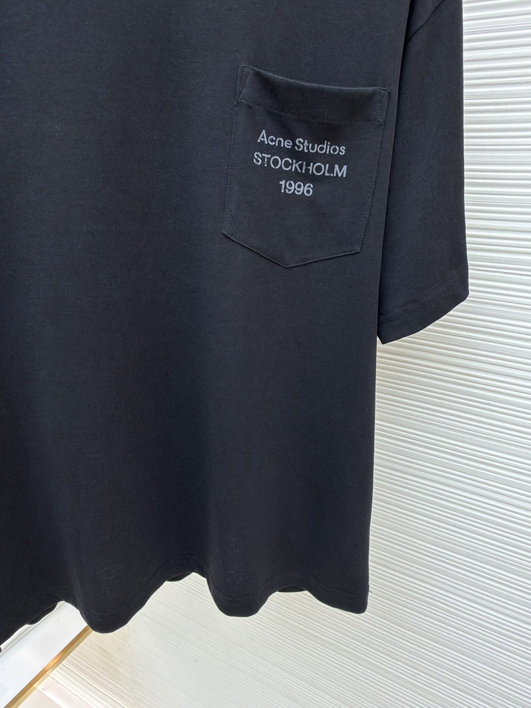 Acne Studios 徽标口袋圆领T恤 短袖 白色 黑色 棕色 A0 CL0414-900