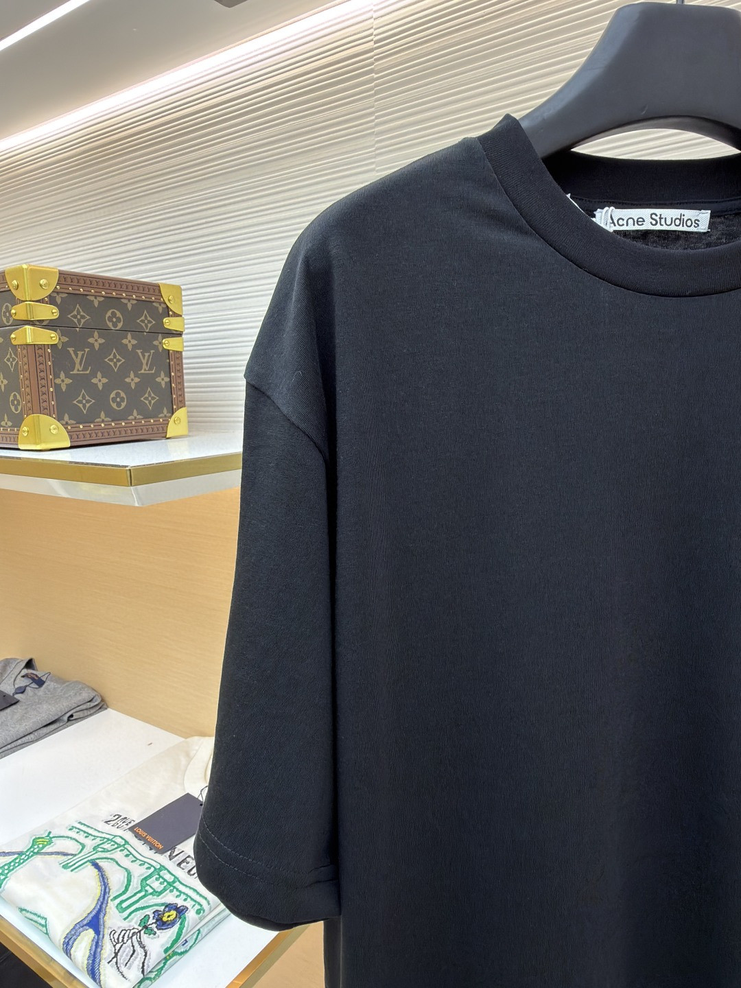 Acne Studios 徽标口袋圆领T恤 短袖 白色 黑色 棕色 A0 CL0414-900