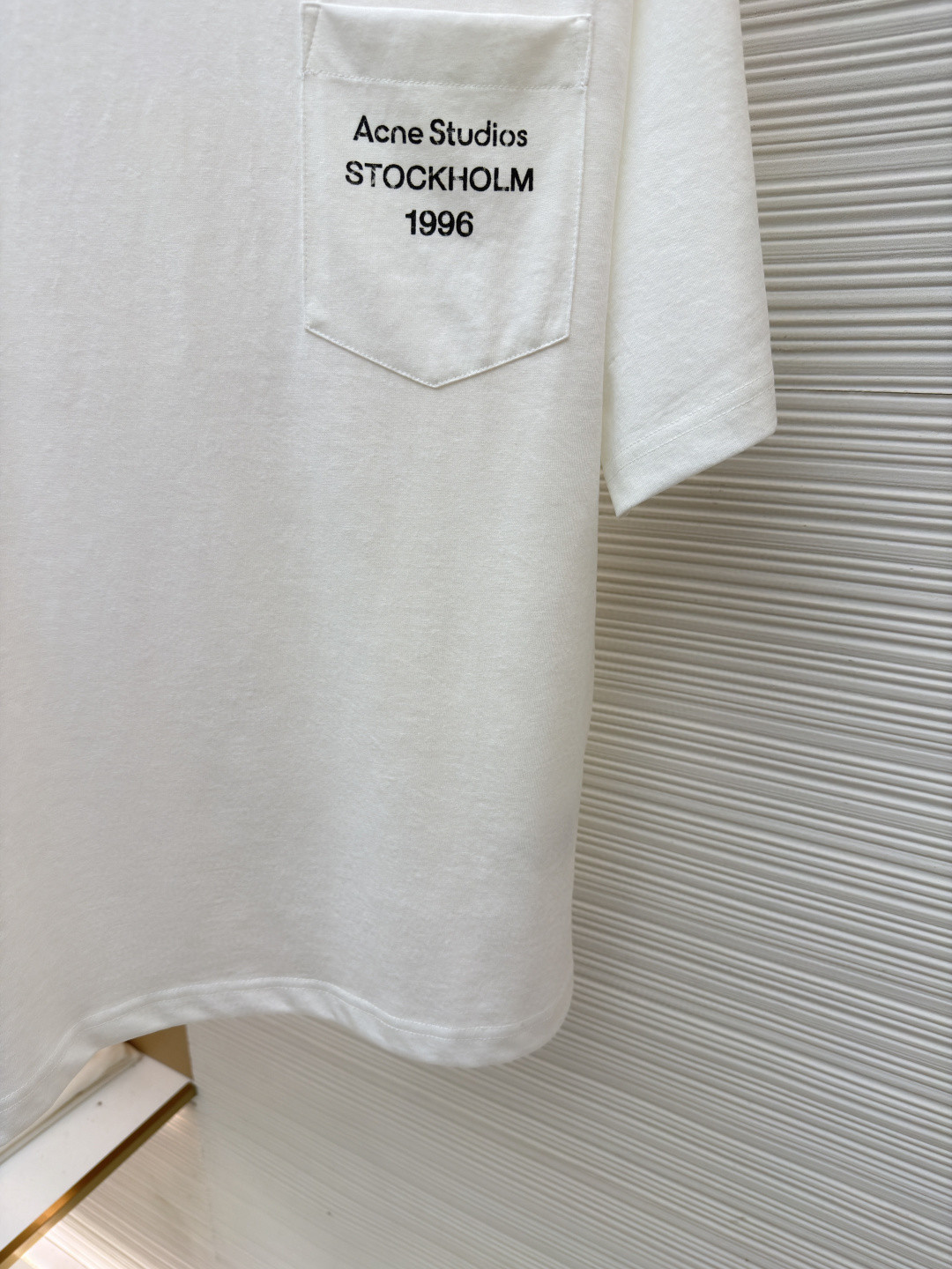 Acne Studios 徽标口袋圆领T恤 短袖 白色 黑色 棕色 A0 CL0414-900