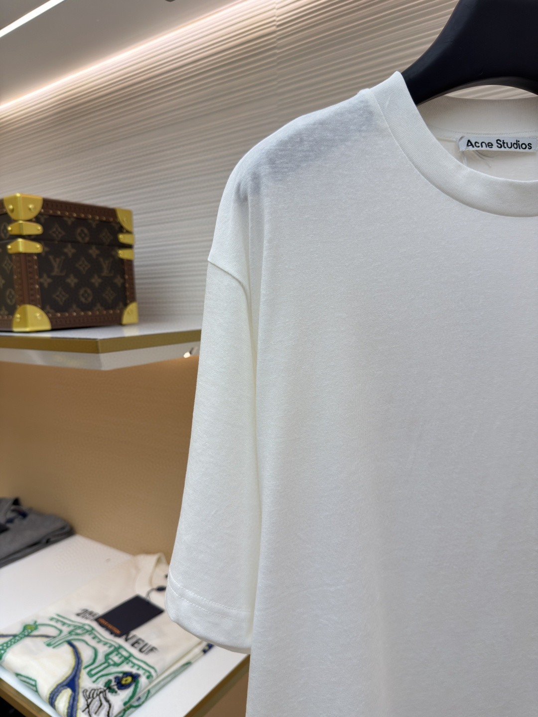 Acne Studios 徽标口袋圆领T恤 短袖 白色 黑色 棕色 A0 CL0414-900