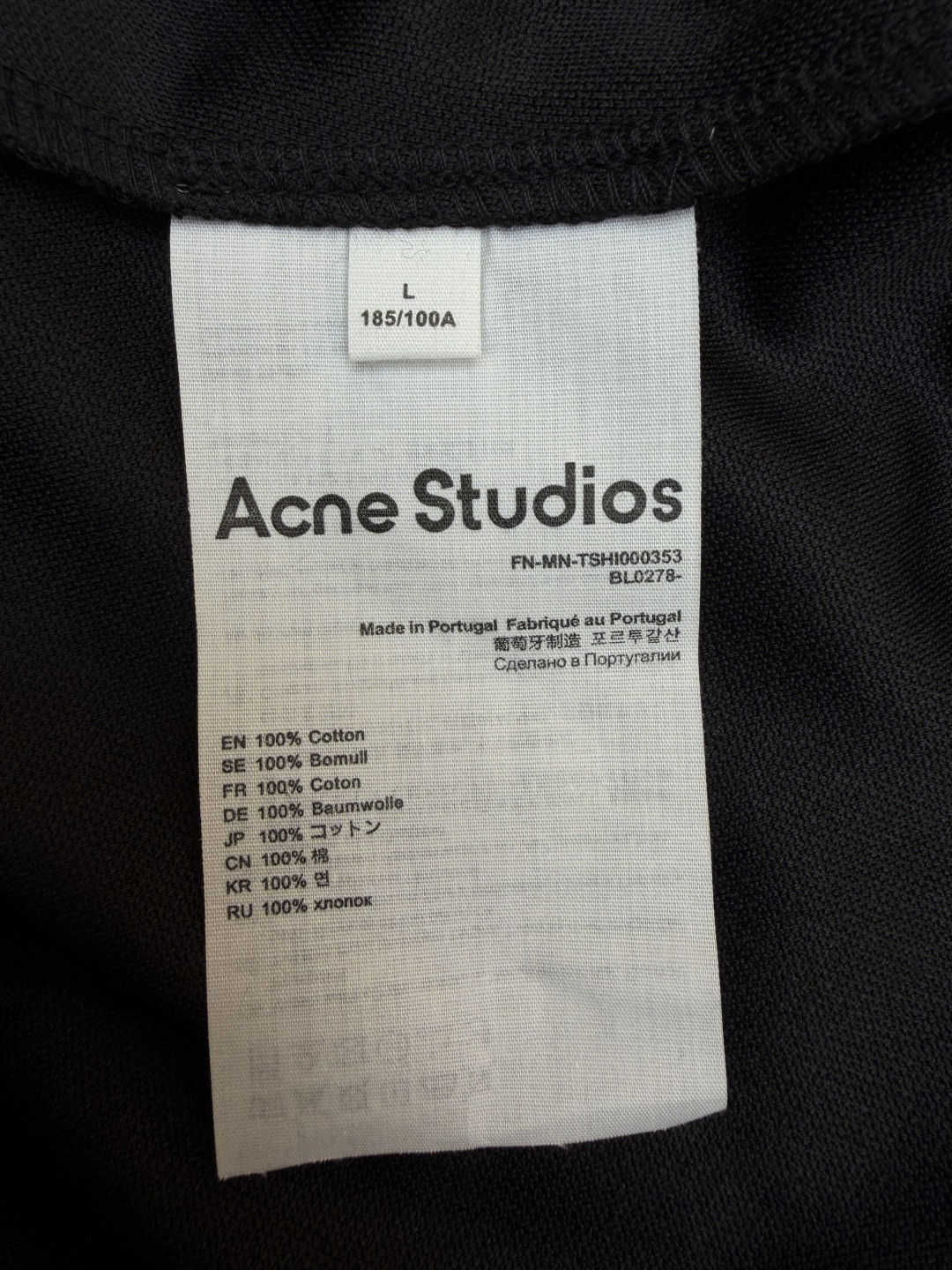 Acne Studios Kappa 卡帕 联名款 徽标拉链运动衫 外套 夹克 长袖 黑色 B0 CI0196-900