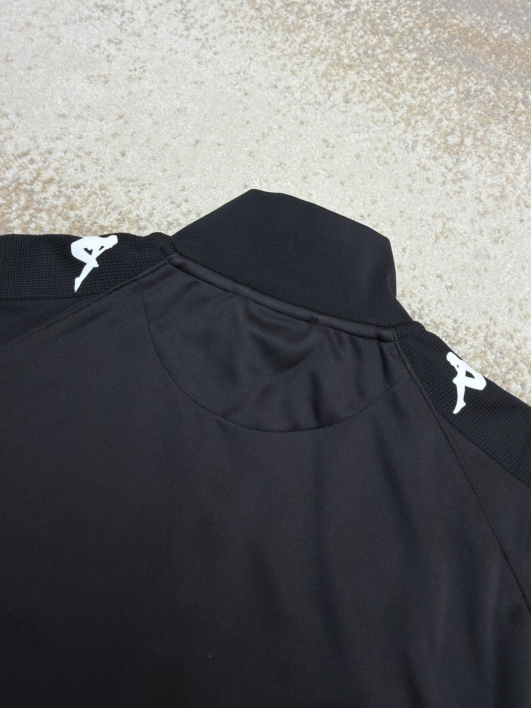 Acne Studios Kappa 卡帕 联名款 徽标拉链运动衫 外套 夹克 长袖 黑色 B0 CI0196-900