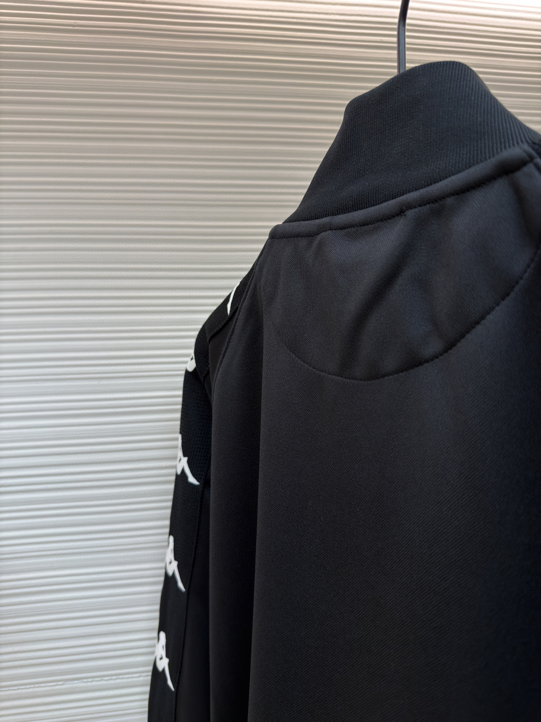 Acne Studios Kappa 卡帕 联名款 徽标拉链运动衫 外套 夹克 长袖 黑色 B0 CI0196-900