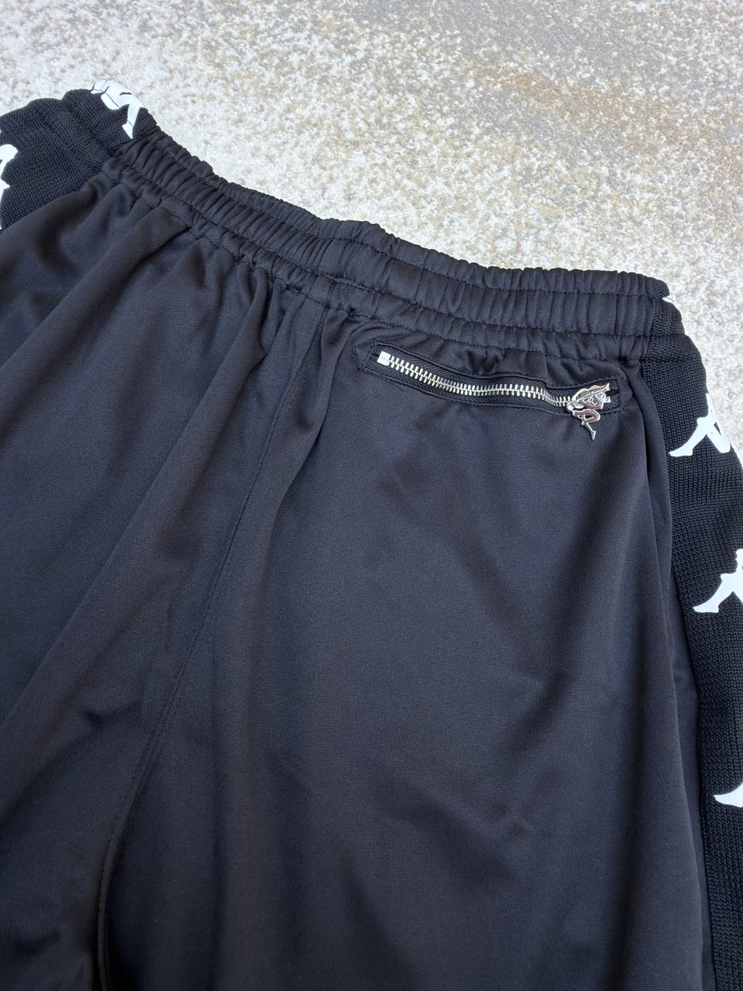 Acne Studios Kappa 卡帕 联名款 徽标松紧腰运动裤 休闲裤 长裤 裤子 黑色 B0 CK0123-900