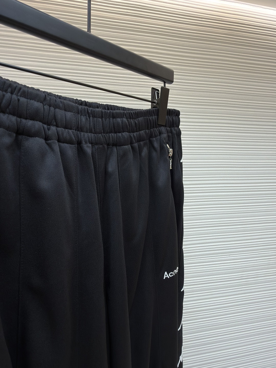 Acne Studios Kappa 卡帕 联名款 徽标松紧腰运动裤 休闲裤 长裤 裤子 黑色 B0 CK0123-900