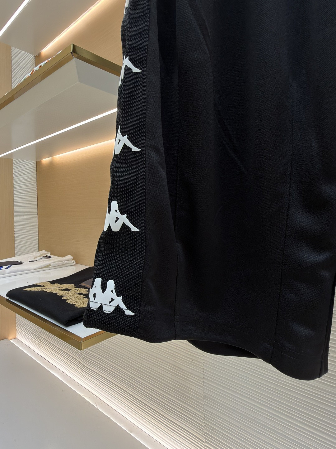 Acne Studios Kappa 卡帕 联名款 徽标松紧腰运动裤 休闲裤 长裤 裤子 黑色 B0 CK0123-900