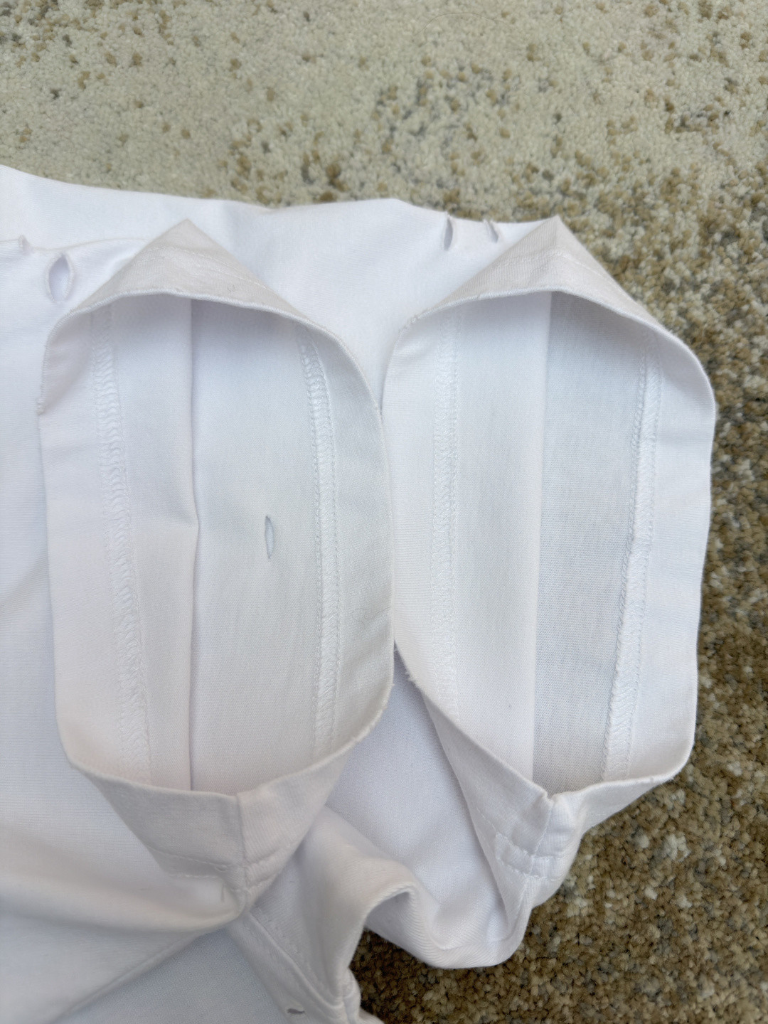 Acne Studios 做旧破洞徽标印花破洞T恤 短袖 白色 A2 CL0294-183