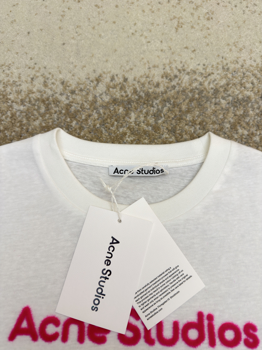Acne Studios 新春限定圆领T恤 打底衫 长袖 白色 黑色 A5 CL0460-AEG