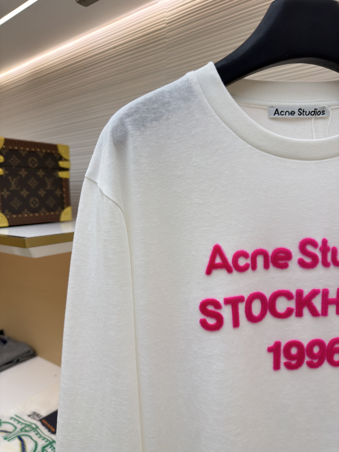 Acne Studios 新春限定圆领T恤 打底衫 长袖 白色 黑色 A5 CL0460-AEG