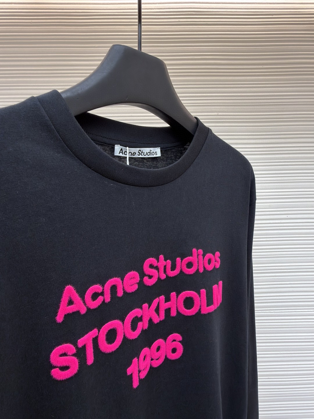 Acne Studios 新春限定圆领T恤 打底衫 长袖 白色 黑色 A5 CL0460-AEG