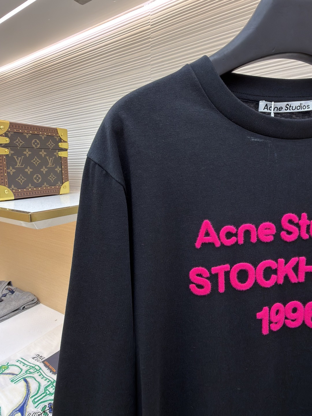 Acne Studios 新春限定圆领T恤 打底衫 长袖 白色 黑色 A5 CL0460-AEG