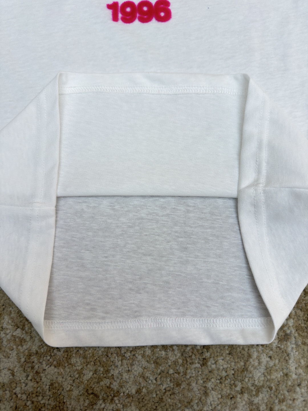 Acne Studios 新春限定圆领T恤 短袖 白色 黑色 女款 A0 CL0461-AEG