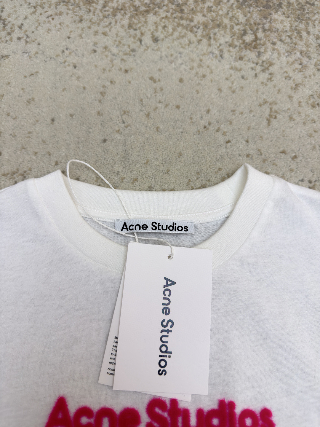 Acne Studios 新春限定圆领T恤 短袖 白色 黑色 女款 A0 CL0461-AEG