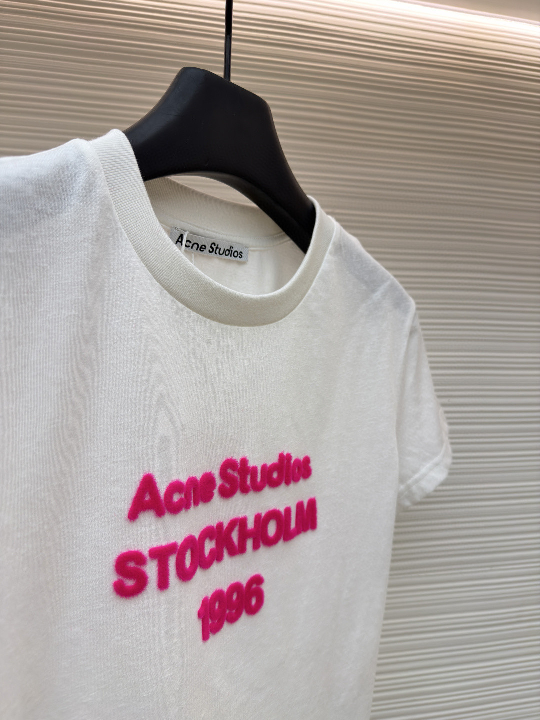 Acne Studios 新春限定圆领T恤 短袖 白色 黑色 女款 A0 CL0461-AEG