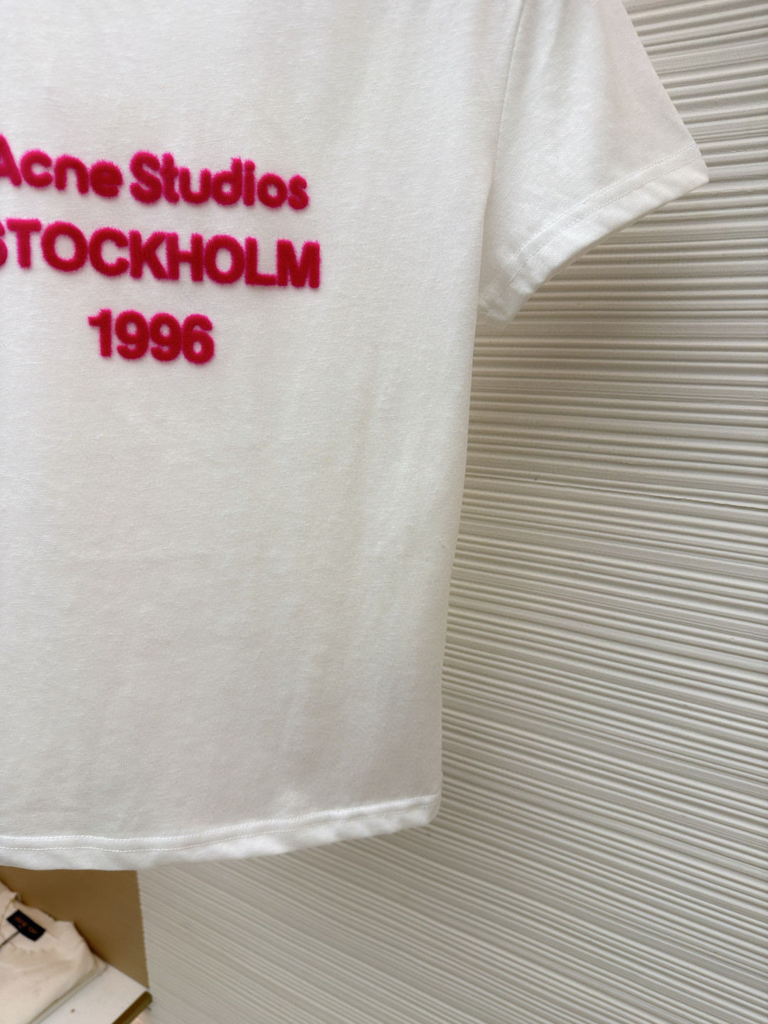 Acne Studios 新春限定圆领T恤 短袖 白色 黑色 女款 A0 CL0461-AEG