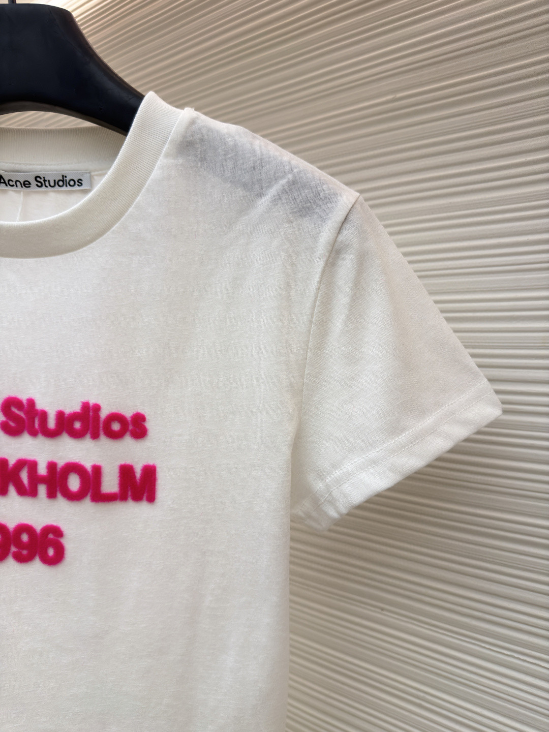 Acne Studios 新春限定圆领T恤 短袖 白色 黑色 女款 A0 CL0461-AEG