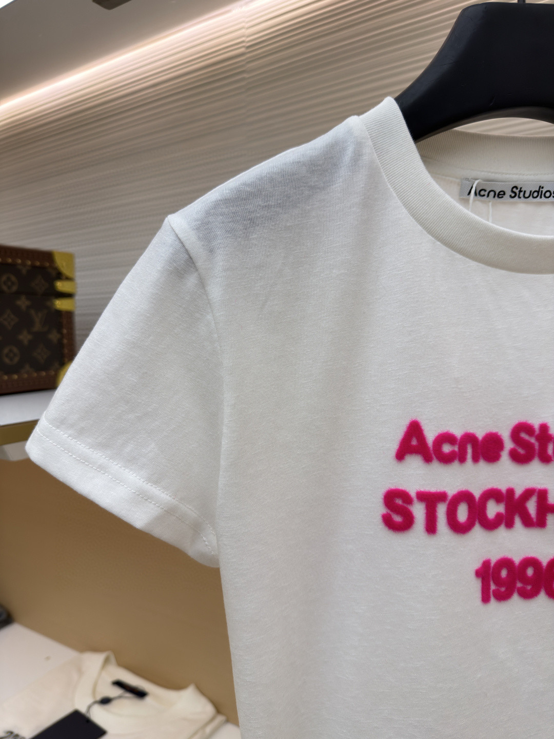 Acne Studios 新春限定圆领T恤 短袖 白色 黑色 女款 A0 CL0461-AEG