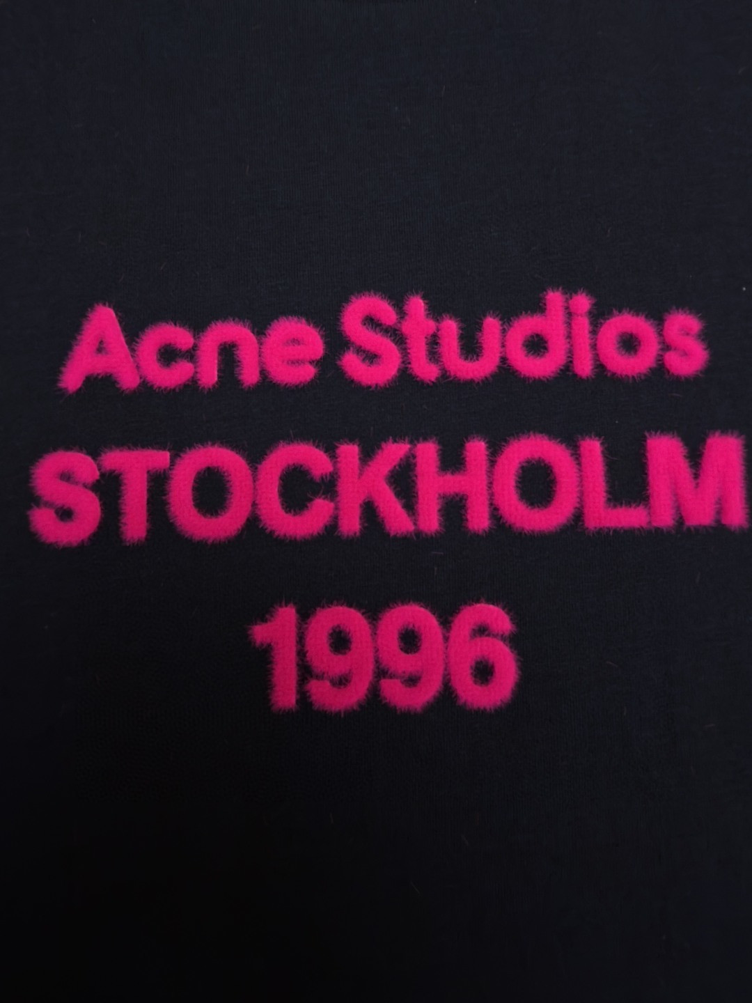 Acne Studios 新春限定圆领T恤 短袖 白色 黑色 女款 A0 CL0461-AEG