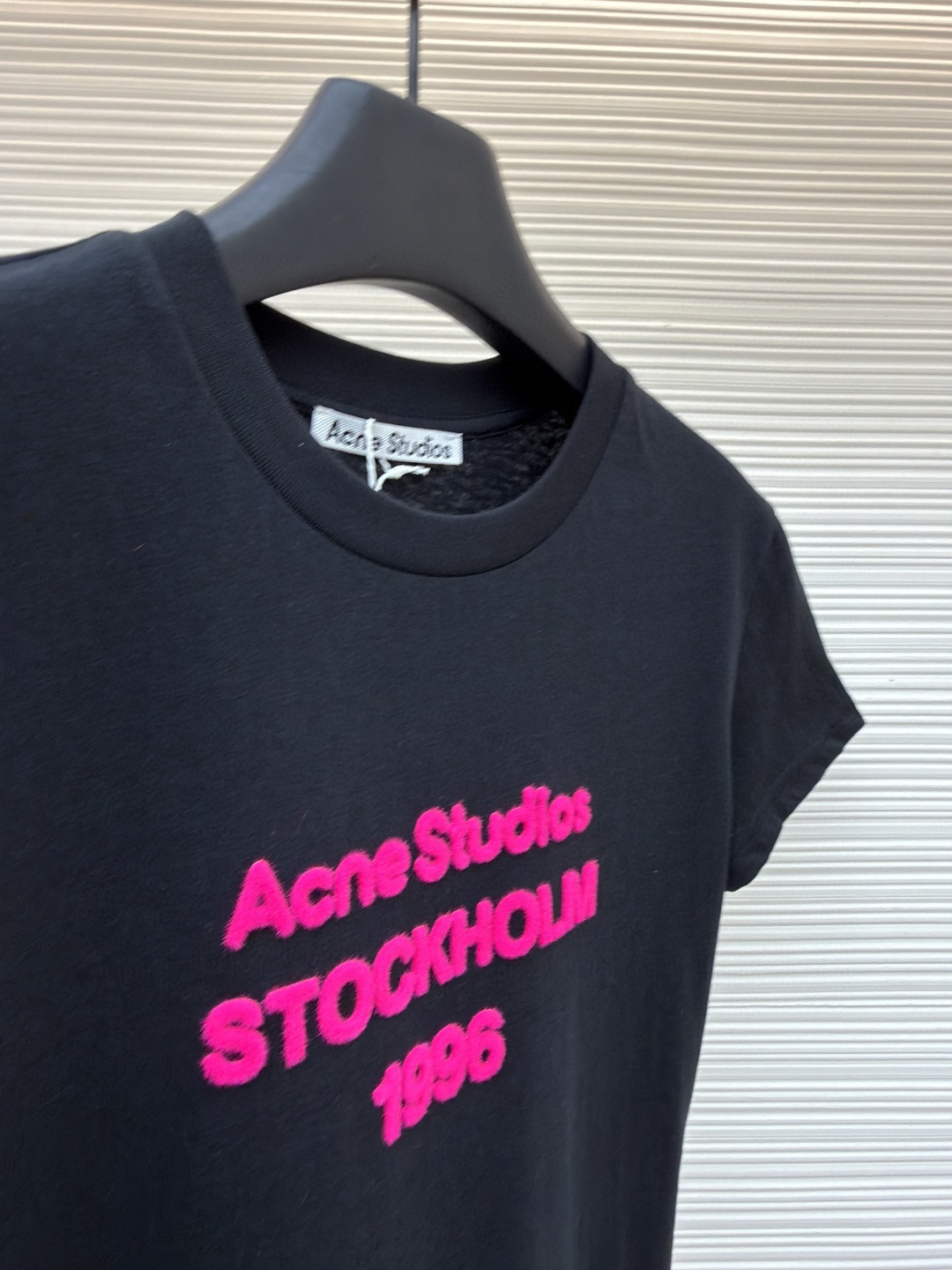Acne Studios 新春限定圆领T恤 短袖 白色 黑色 女款 A0 CL0461-AEG