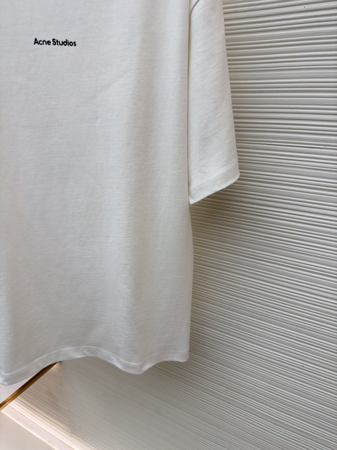 Acne Studios 胸前印章徽标圆领T恤 短袖 白色 黑色 A0 BL0278-183