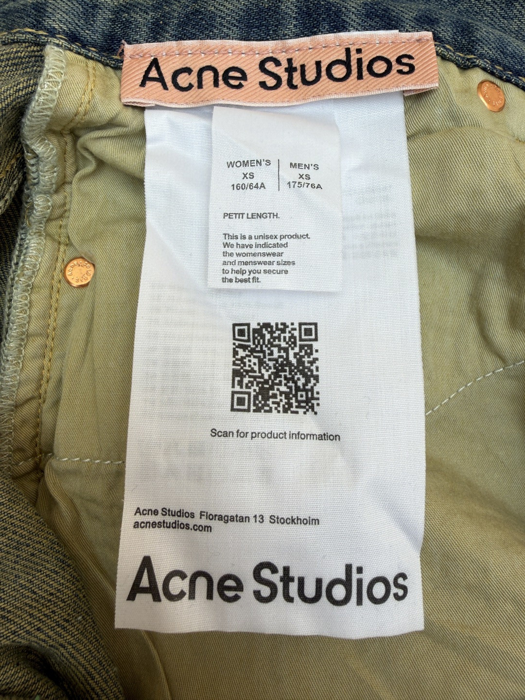 Acne Studios 满钻牛仔裤 长裤 裤子 B5