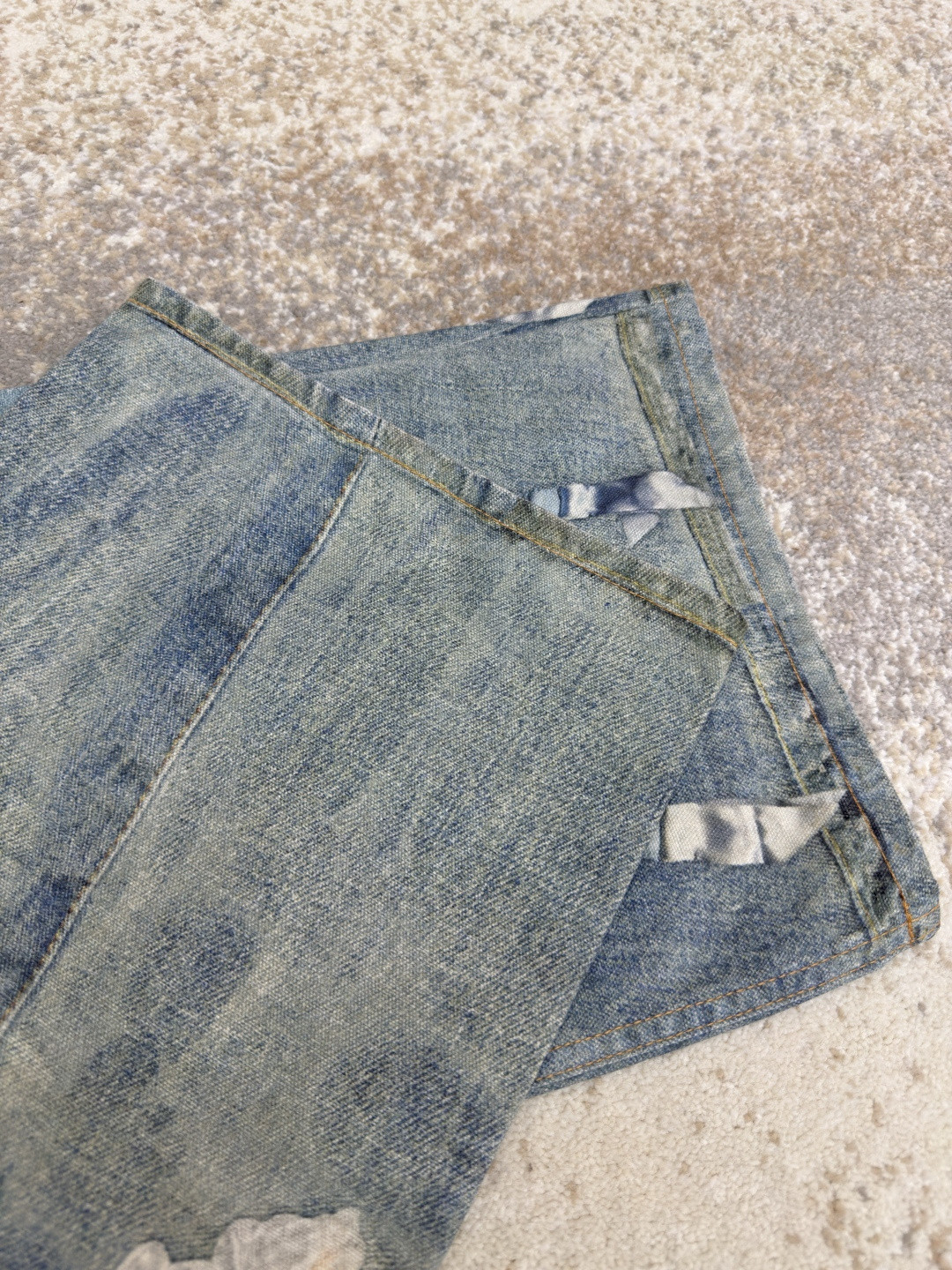 Acne Studios 蕾丝牛仔裤 长裤 裤子 蓝色 B0 CK0134-AET