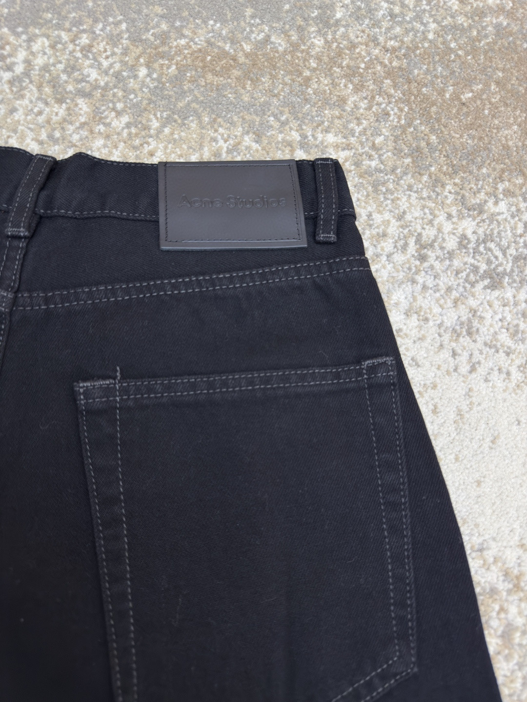 Acne Studios 基础直筒牛仔裤 长裤 裤子 黑色 B0