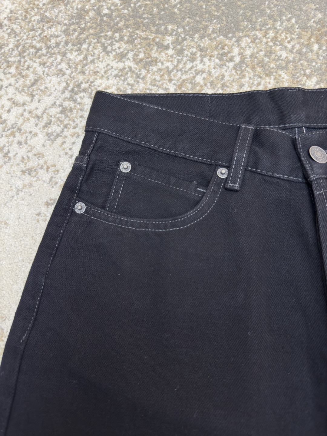 Acne Studios 基础直筒牛仔裤 长裤 裤子 黑色 B0