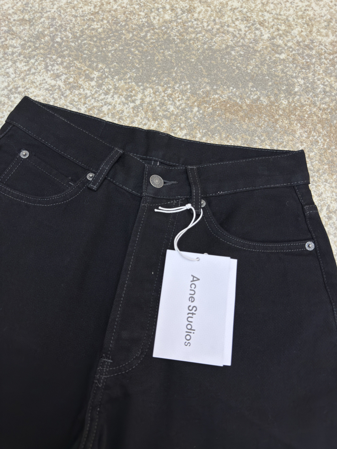 Acne Studios 基础直筒牛仔裤 长裤 裤子 黑色 B0