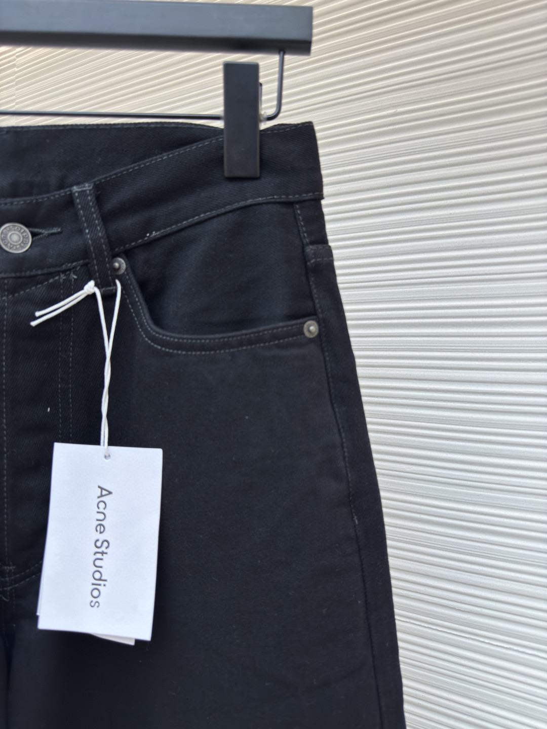 Acne Studios 基础直筒牛仔裤 长裤 裤子 黑色 B0