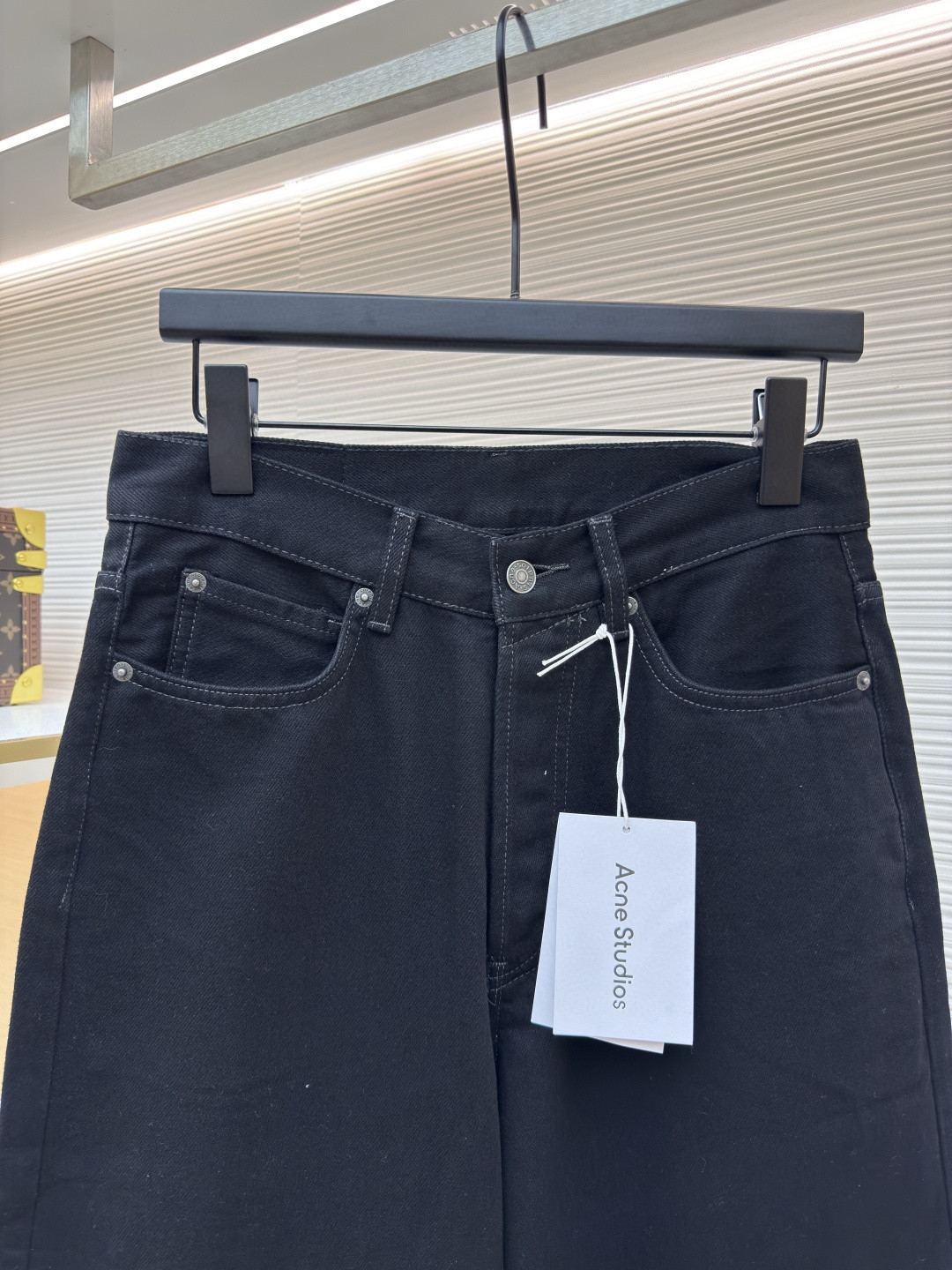 Acne Studios 基础直筒牛仔裤 长裤 裤子 黑色 B0