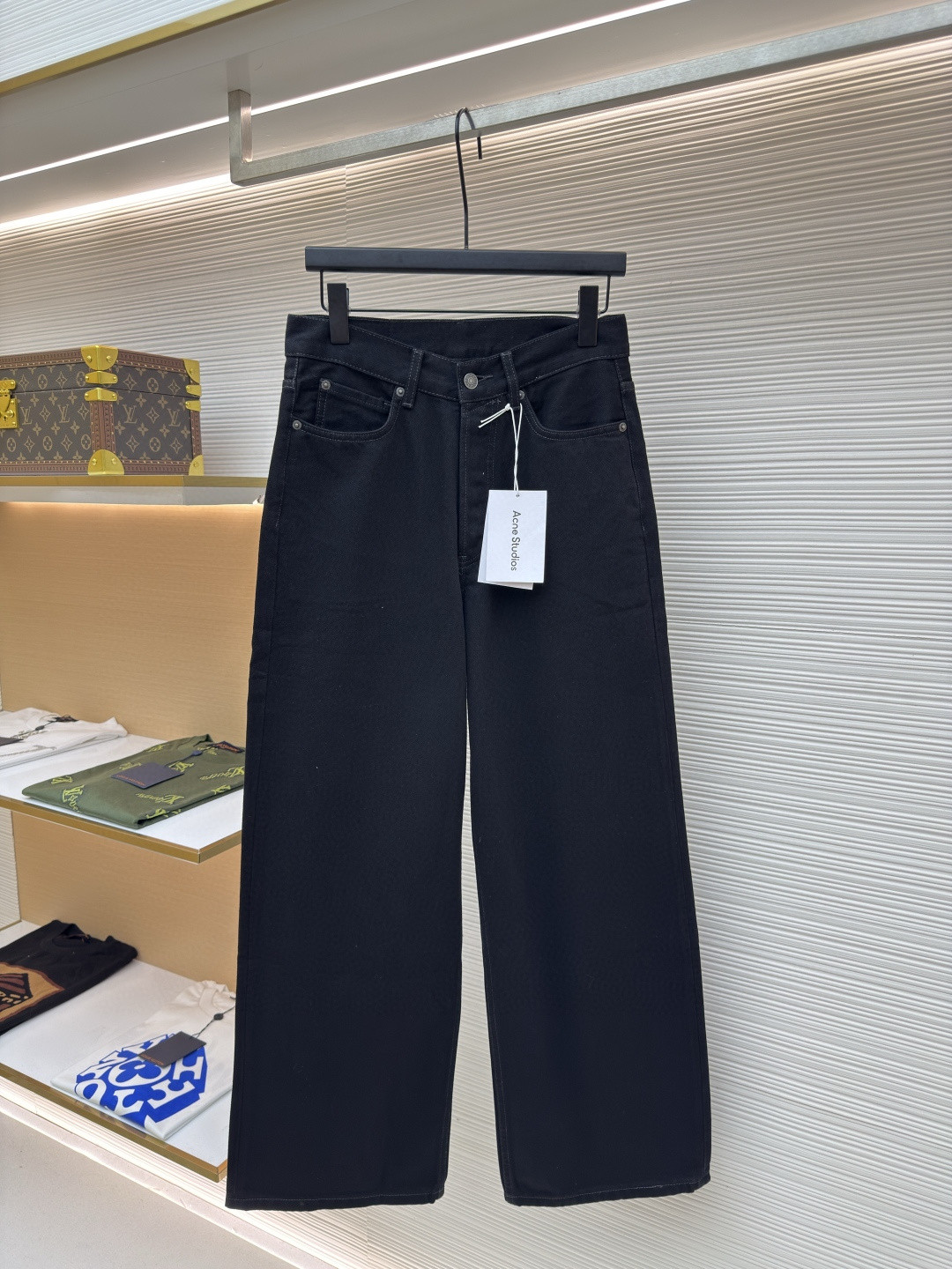 Acne Studios 基础直筒牛仔裤 长裤 裤子 黑色 B0