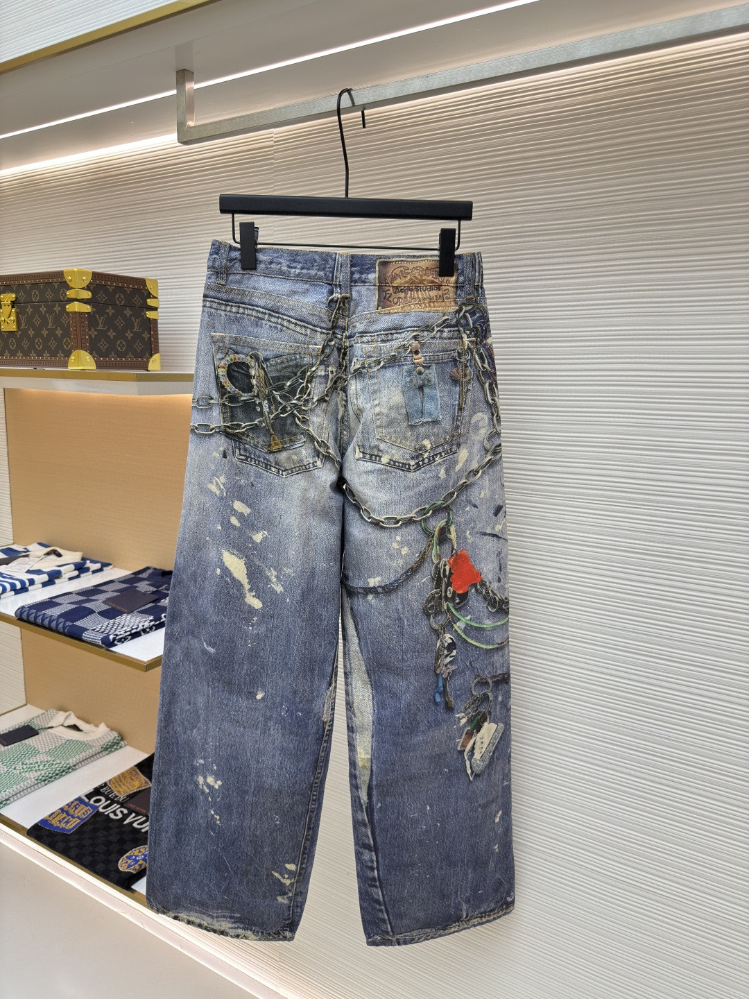 Acne Studios 3D打印牛仔裤 长裤 裤子 蓝色 B0 B00374-863