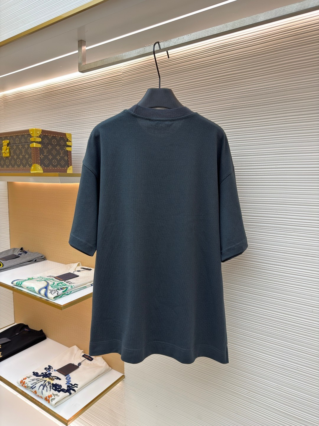 Acne Studios 3D刺绣徽标圆领T恤 短袖 白色 黑色 蓝色 A0 CL0327-183