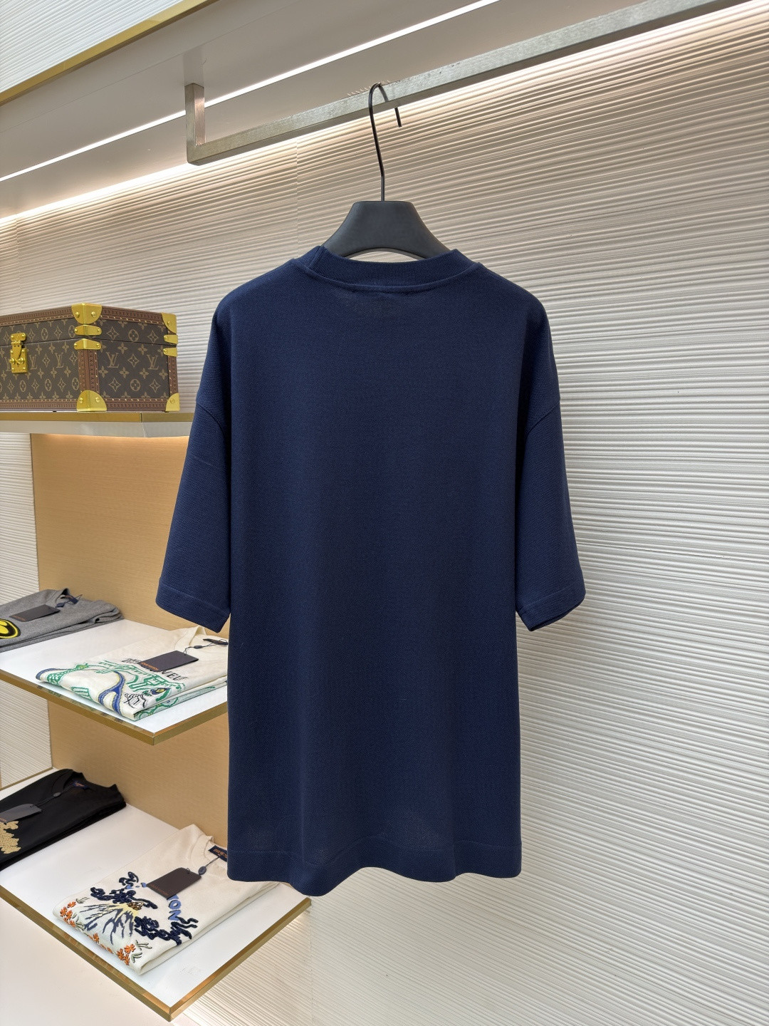 Acne Studios 3D刺绣徽标圆领T恤 短袖 白色 黑色 蓝色 A0 CL0327-183