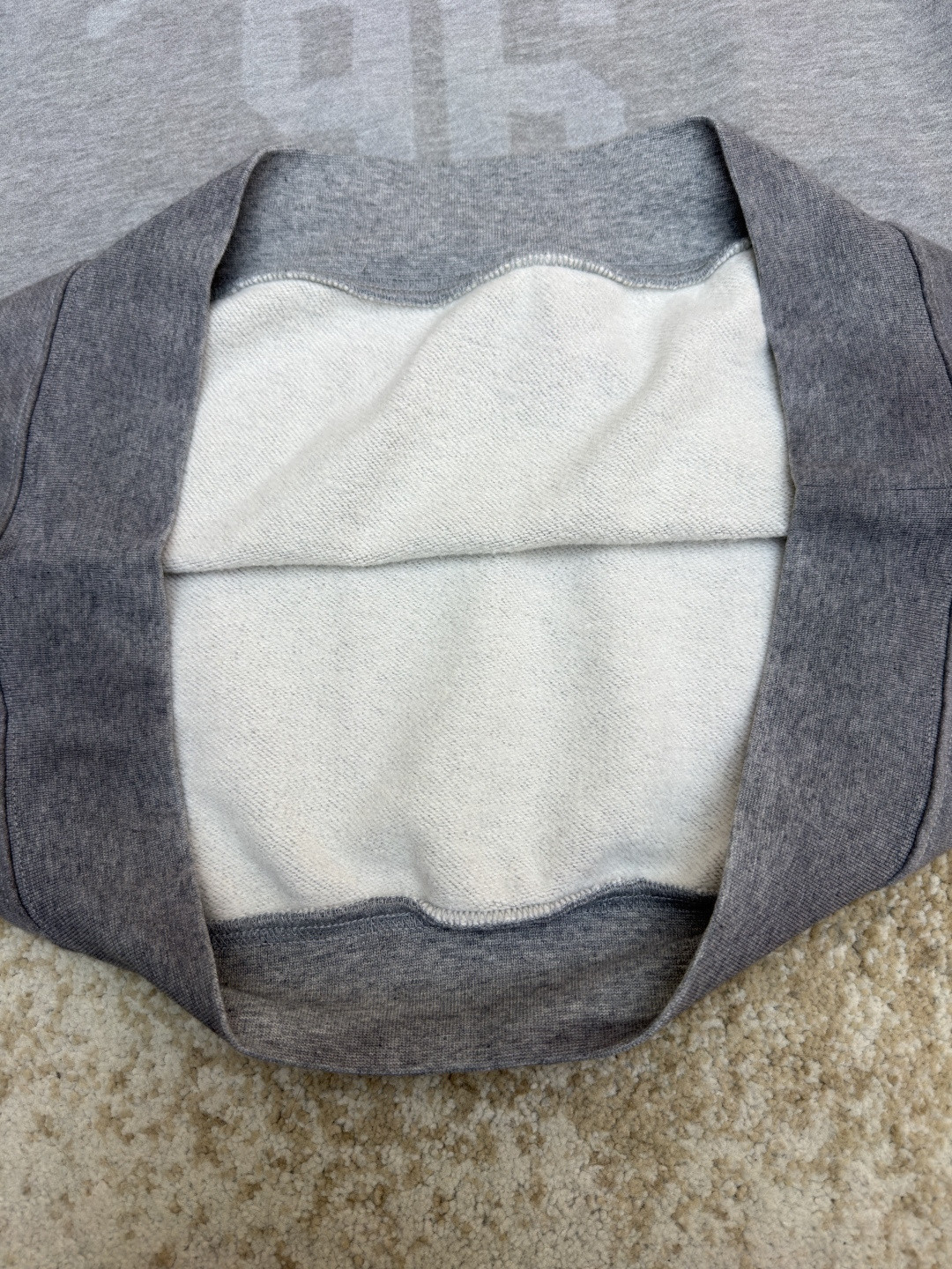 Acne Studios 印花徽标高领卫衣 运动衫 外套 长袖 灰色 B0 AI0166-990