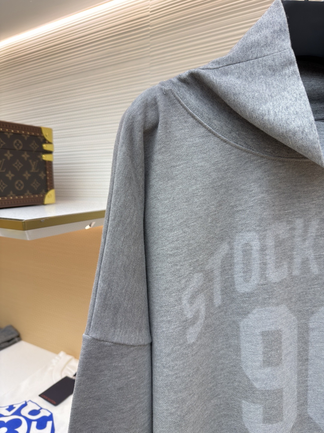 Acne Studios 印花徽标高领卫衣 运动衫 外套 长袖 灰色 B0 AI0166-990