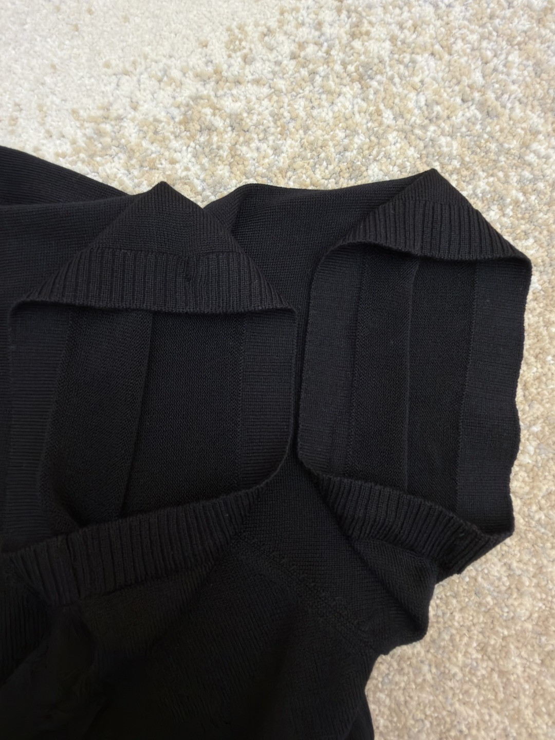 Acne Studios 徽标短袖针织衫 T恤 黑色 A5