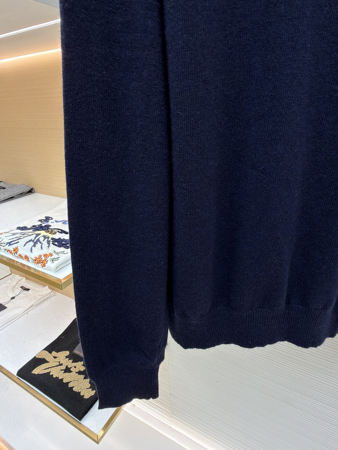 Burberry 巴宝莉 刺绣圆领针织衫 毛衣 长袖 外套 灰色 蓝色 B0 81130871