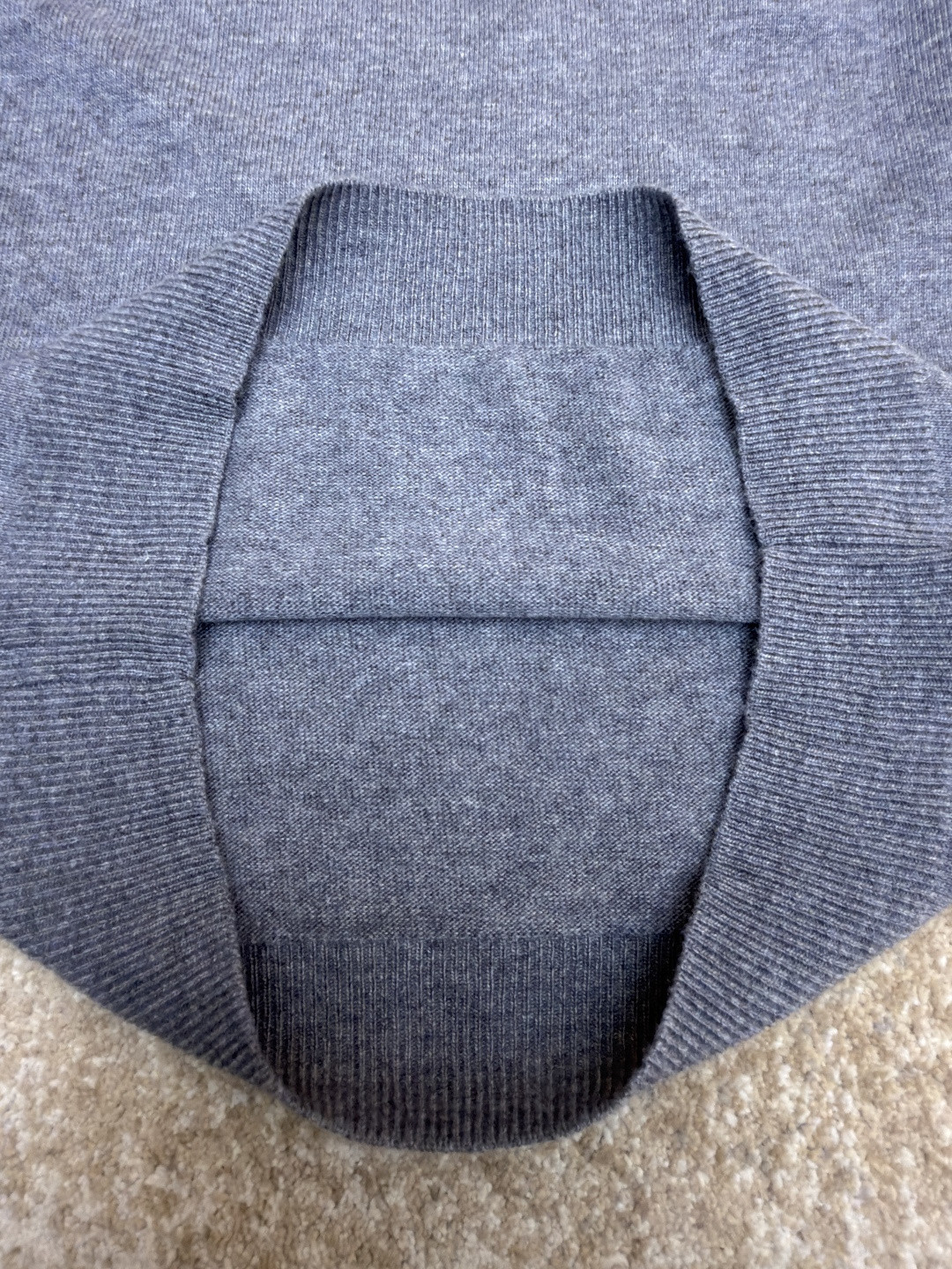 Burberry 巴宝莉 刺绣半拉链高领针织衫 毛衣 长袖 外套 灰色 蓝色 B0 81121321