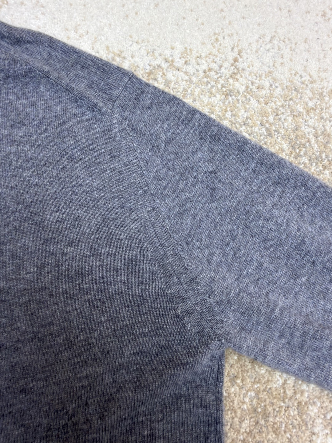 Burberry 巴宝莉 刺绣半拉链高领针织衫 毛衣 长袖 外套 灰色 蓝色 B0 81121321