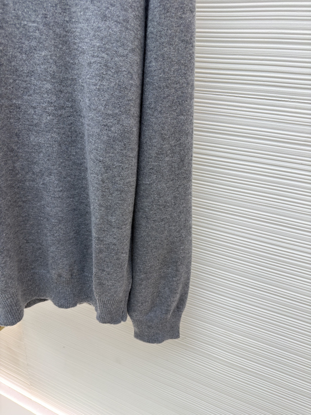 Burberry 巴宝莉 刺绣半拉链高领针织衫 毛衣 长袖 外套 灰色 蓝色 B0 81121321