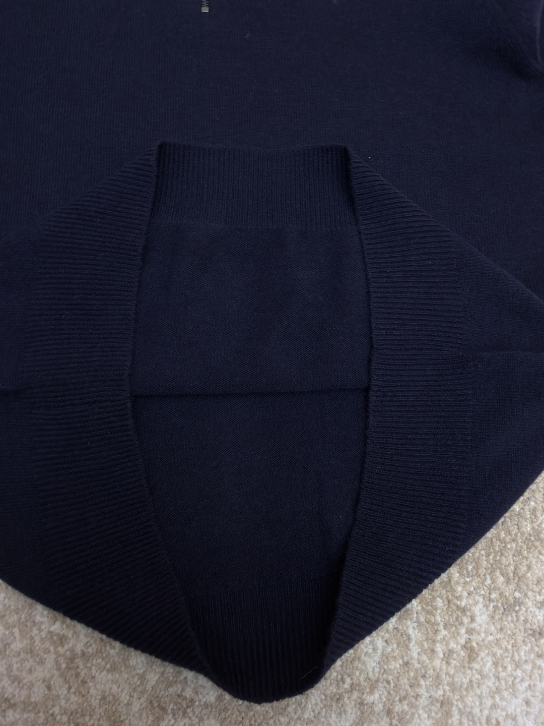 Burberry 巴宝莉 刺绣半拉链高领针织衫 毛衣 长袖 外套 灰色 蓝色 B0 81121321