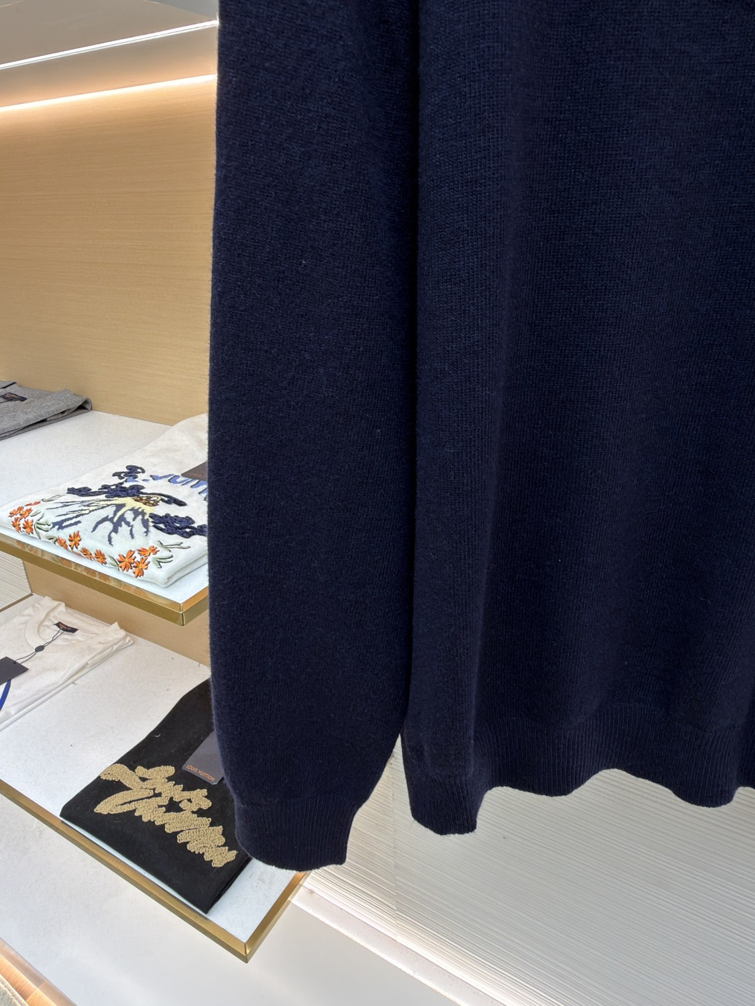 Burberry 巴宝莉 刺绣半拉链高领针织衫 毛衣 长袖 外套 灰色 蓝色 B0 81121321