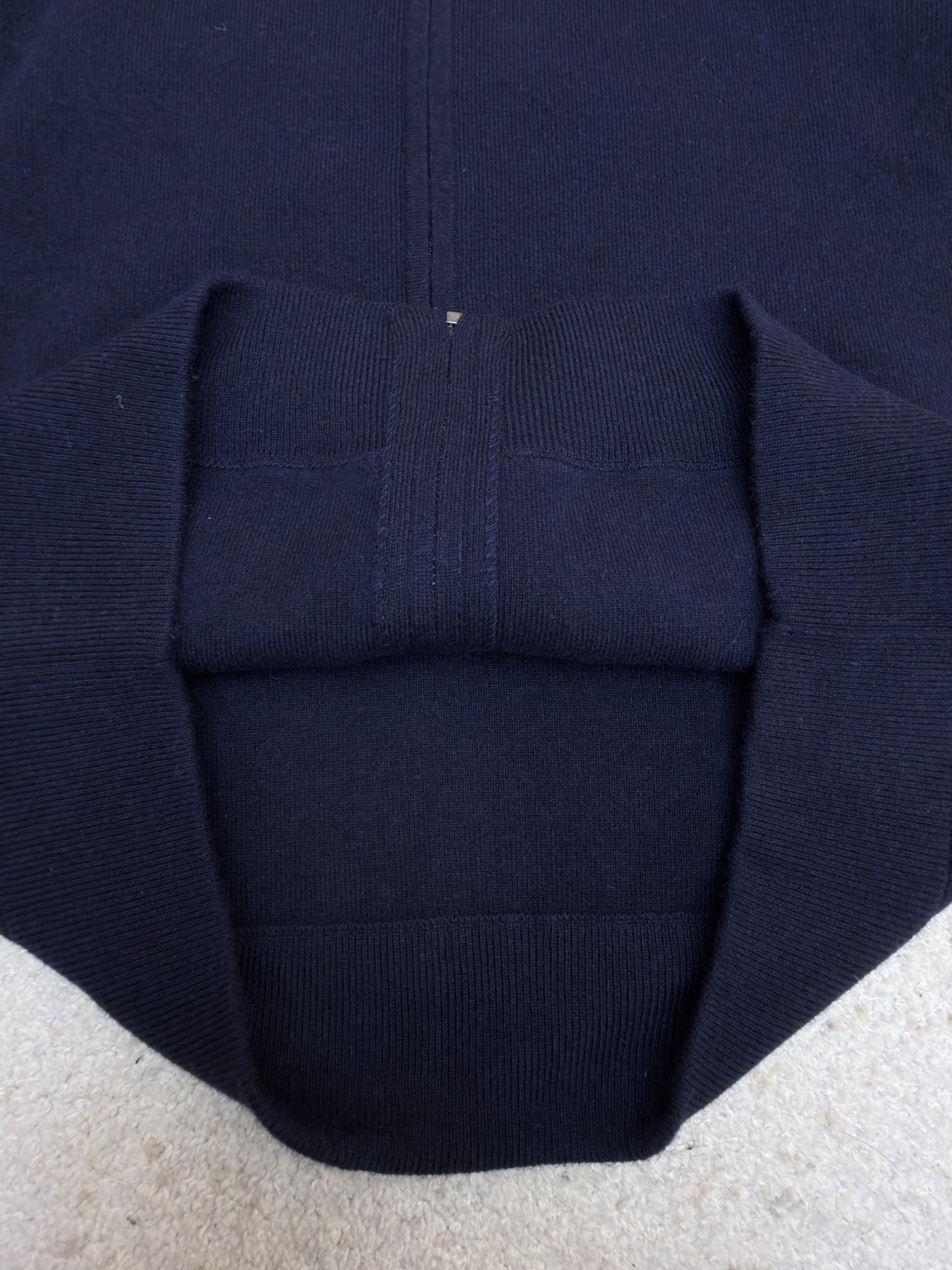 Burberry 巴宝莉 刺绣拉链开衫 连帽卫衣 毛衣 长袖 外套 灰色 蓝色 B0 81121341