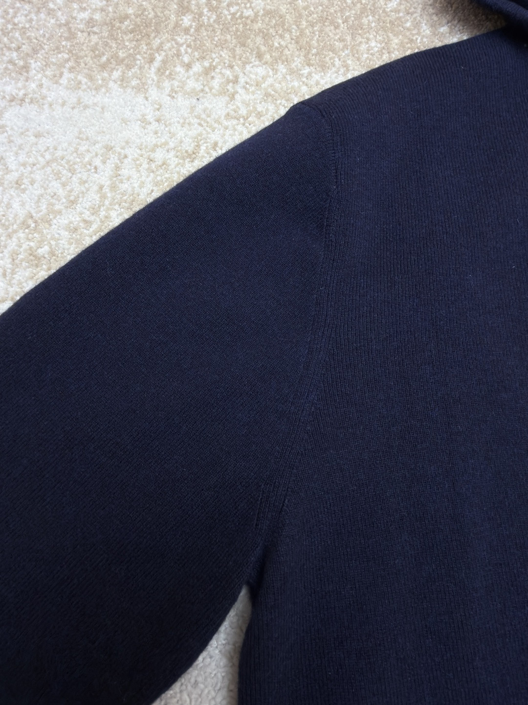 Burberry 巴宝莉 刺绣拉链开衫 连帽卫衣 毛衣 长袖 外套 灰色 蓝色 B0 81121341