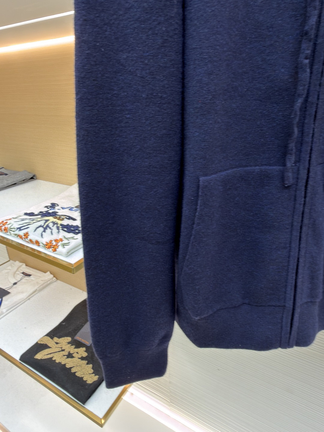 Burberry 巴宝莉 刺绣拉链开衫 连帽卫衣 毛衣 长袖 外套 灰色 蓝色 B0 81121341